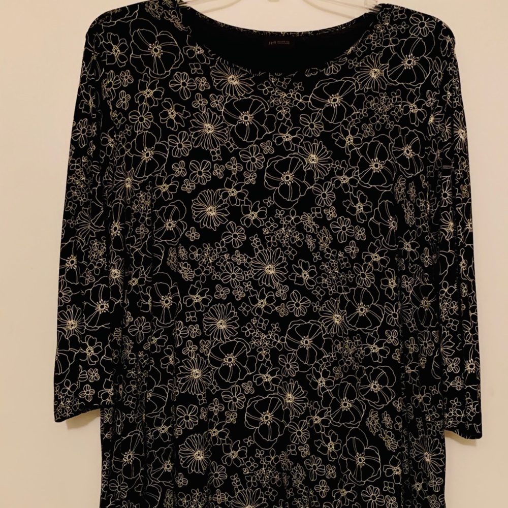 Lot sale: Two J Jill Wearever Tops - 3/4 sleeve